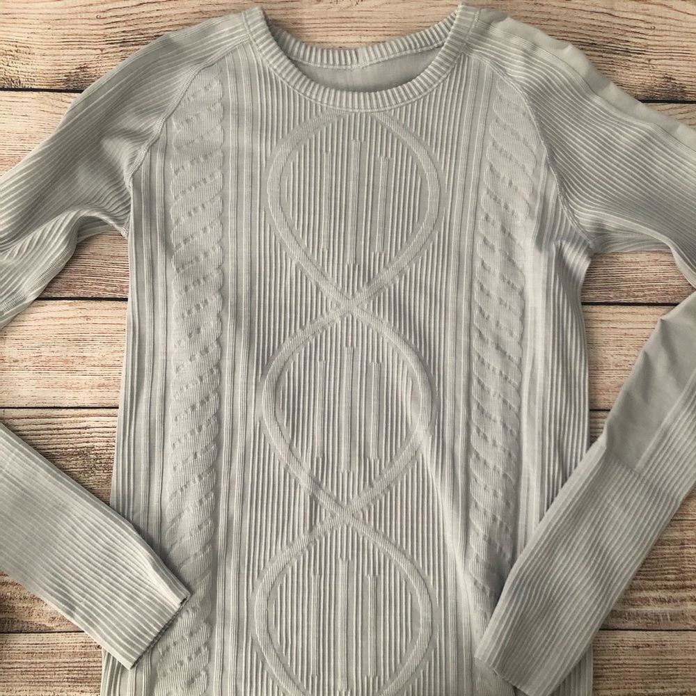 lululemon athletica Gray Long Sleeve Top